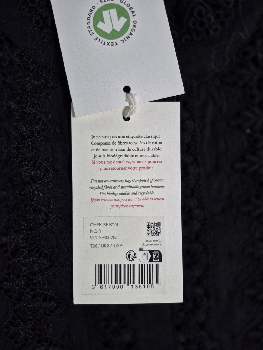 Chemise Rym (noir) - Picture 5 of 5